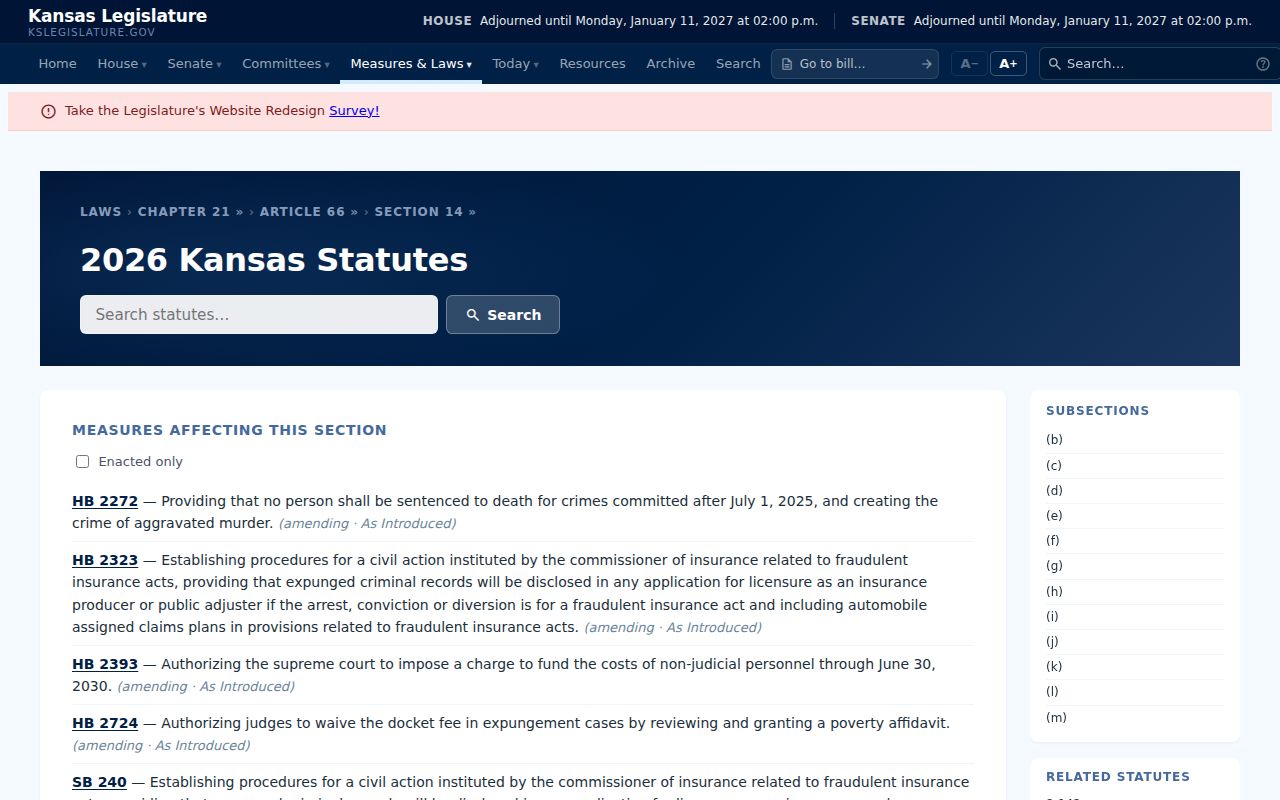 Harvey County criminal docket expungement law
