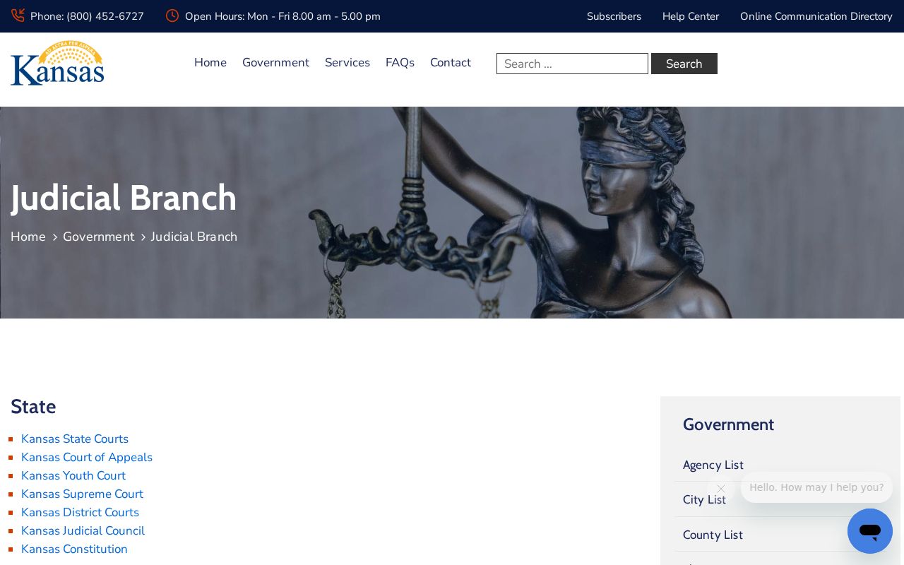 Harvey County court docket Kansas court structure
